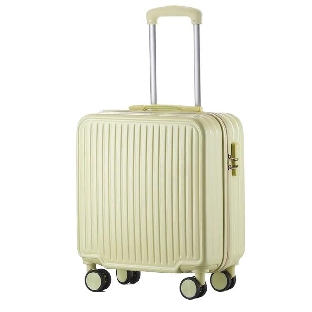 Valise enfant assise 45 cm jaune citron grand volume à code