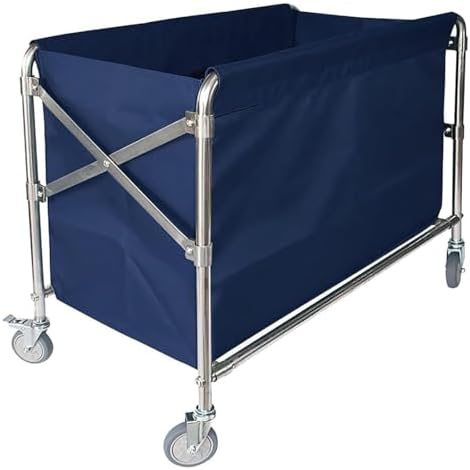 Removable Waterproof Laundry Cart Liner Bag - Durable Ox Cloth for Rolling Laundry Basket, Easy to Clean, Perfect for Home & Laundry Room Organization