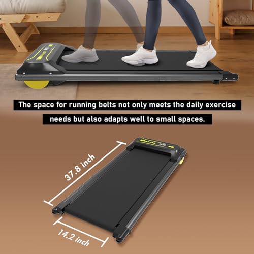 Image of Walking Pad Running Machine Walking Machine for Home Under Desk Treadmill with LED Display and 12 Preset Programs 2.25HP Portable Treadmill Jogging Machine for Office Small Space by FANOFUN