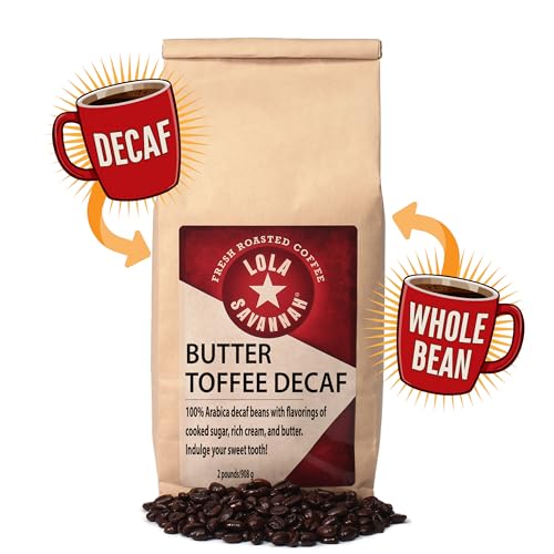 Lola Savannah Butter Toffee Café Descafeinado en Grano 2lb miniatura 2