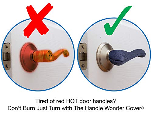 The Handle Wonder Cover: For Hot Door Handles: 2 Pcs Door Handle Covers, Anti-Scald Door Handle Cover, Door Knob Protector For Hot And Cold Doors #TOP4