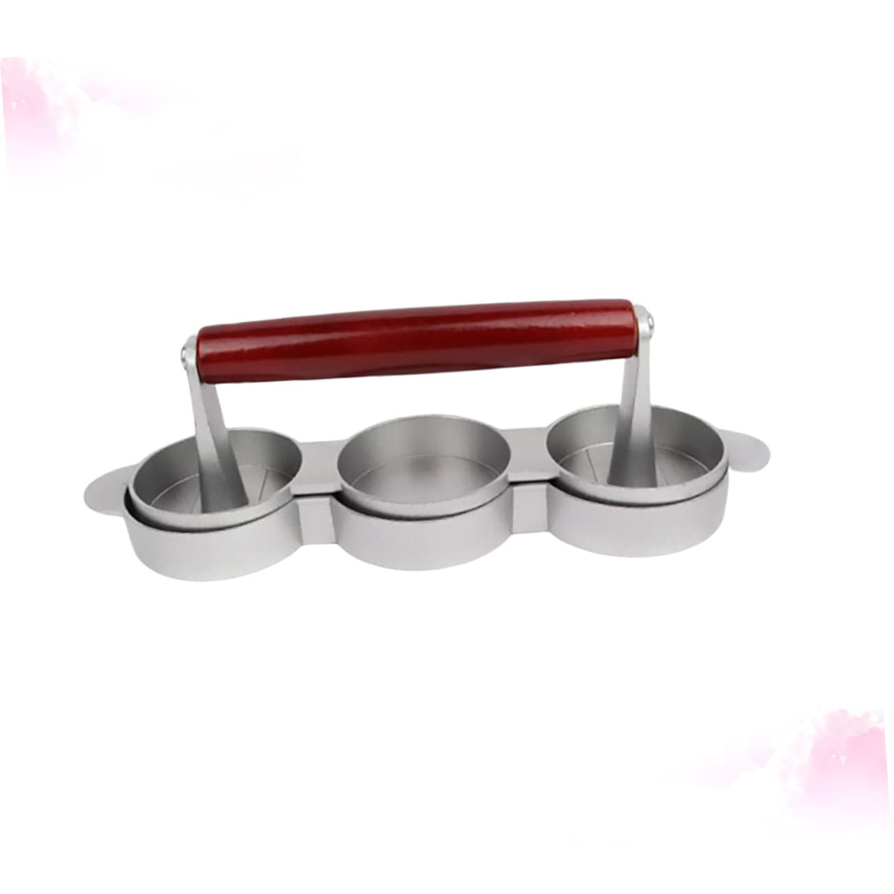 Gogogmee DIY Press Patty Maker Tool Burger Mold with Non Stick Coating for Homemade Hamburger Meat and Rice Cake Compartment Design for Easy Cooking and Serving