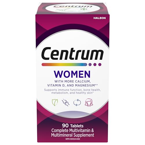 Centrum Women Multivitamins/Minerals Supplement, 90 Tablets (Pack...
