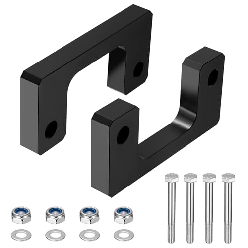 Image of BDFHYK 1 inch Front Leveling Lift Kits, Suspension Spring Strut Spacer Lift Spacers Compatible with Chevrolet Silverado 1500 for GMC 1500 2007-2019, 6061-T6 Aluminum