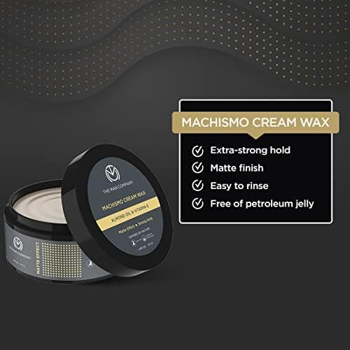 The Man Company Strong hold cream wax - Machismo (100 gm), Cream- Beige - Image 5