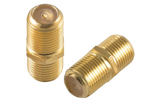 POPPSTAR 10x SAT coaxial cable connector (F-connector (jack to jack) for 4-8.2 mm coaxial cables with F-plug) - Image 3