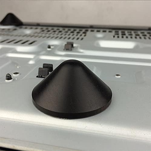 4PCS ebony wood Audio Isolation Shock Spikes Cones HiFi Mounts Stand Feet amplifier Speaker Shockproof Spikes Dia.43mm