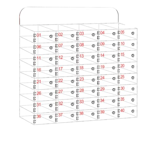 SdaryWare Handy-Schließfach Aufbewahrung mit 40 Fächern
