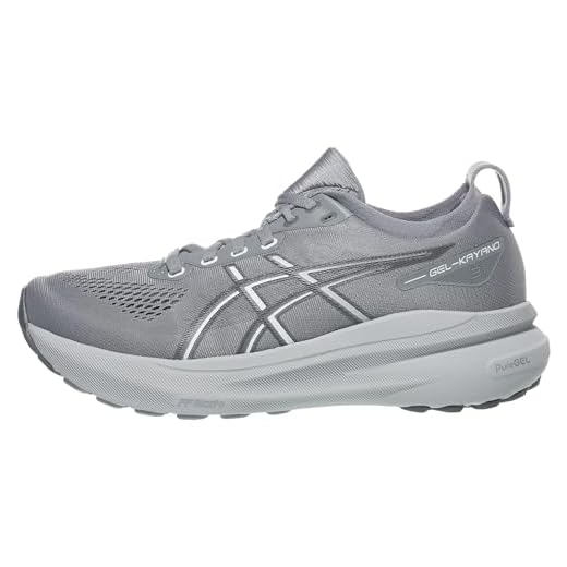 ASICS Women's Gel-Kayano 31 Running Shoes, 8, Sheet Rock/White