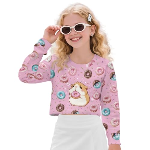 HUIACONG Children Sweatshirts Girls Long Sleeve Shirts for Kids Tshirts