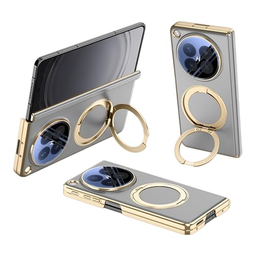 Coque Oppo Find N6 étui cuir gris idéal pour regarder vos vidéos