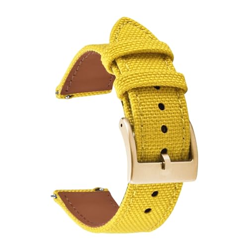 �n�C�u���b�h���U�[�i�C�����N�C�b�N�����[�X���v�o���h 18/20/22 �~�����[�g�� SKX007 SKX009 �X�|�[�c�X�g���b�v�ƌ݊���(Yellow 3,18mm)