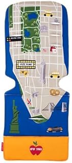 Maclaren Colchoneta Universal - Accesorio para Sillas de Paseo que Aporta Estilo y Comodidad. Reversible. Lavable a Máquina. se Adapta a Maclarens y Mayoría de las Marcas, New York City Map