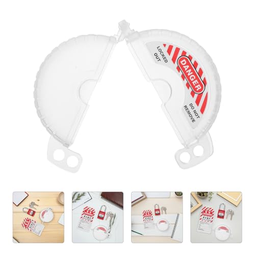 Verrou de Robinet D'eau Transparent 25-64mm avec Cadenas 38mm - 8