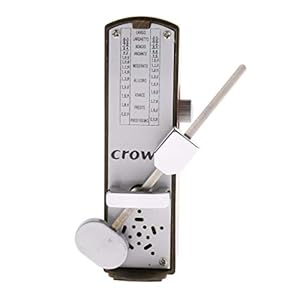 Elektronische metronoom, elektronische piano voor het geschenk van muziek, pianisten, bruin