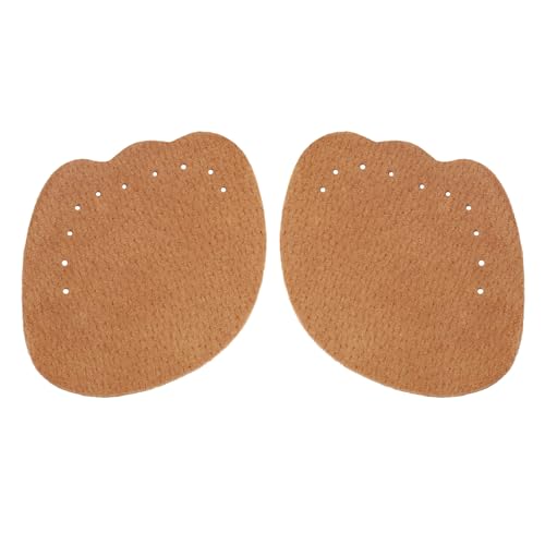 Image of 2 Pair Metatarsal Pads for Sandals | Pigskin Weight Shifting High Heel Inserts for Women | Ball of Foot Anti-Slip Comfort Pads Invisible Self-Adhesive Forefoot Shoe Insoles