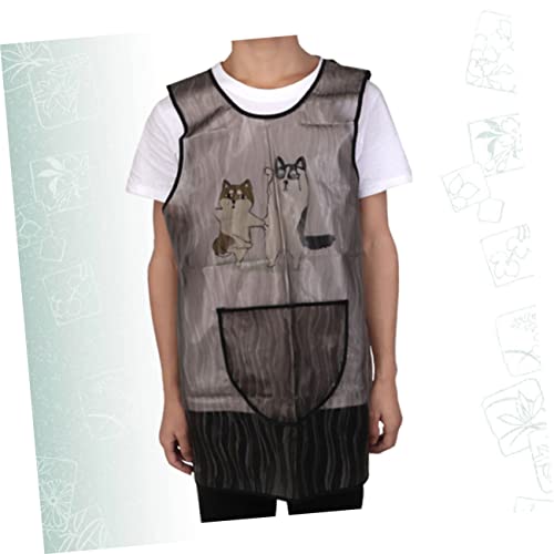 Ipetboom Avental De Corte De Cabelo Corte De Cabelo Capa Salão De Beleza Roupas De Tingimento De Cab