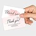 240-Count Thank You for Your Order Cards - Thank You For Supporting My Business Cards, 6 Styles - 2" x 3.5" Small Customer Appreciation Cards for Shops, Online Retailers, Business Owners