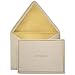 Hallmark Signature Gold Boxed Stationery Note Cards Assortment—Congratulations Cards, Blank Cards, Thank You Cards (24 Cards With Envelopes and Organizer with Dividers)