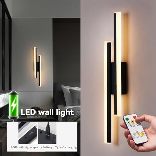 Apliques de pared LED recargables ideales para iluminar tu sala de estar dormitorio y pasillo 4