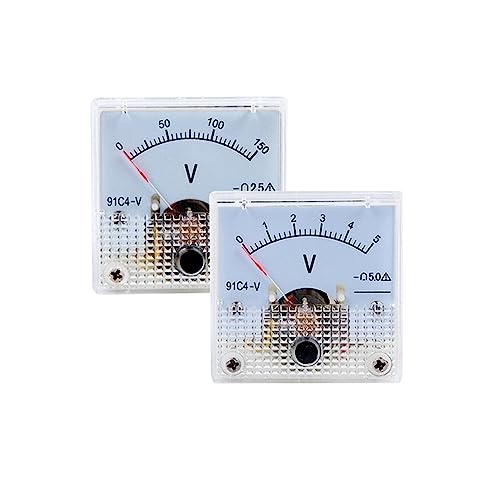 Voltmètre CC avec cadran analogique MOBYAT 91C4-V surveillance 300V