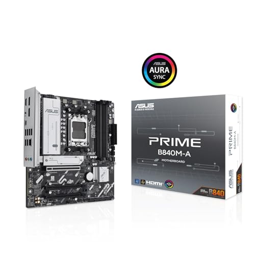 PRIME B840M-A-CSM, Scheda Madre AMD mATX, Slot DDR5, PCIe 4.0 Ready, 3 slot M.2, Ethernet Realtek 2,5 GB, DisplayPort, HDMI, USB-C da 5 Gbps Fronte e Retro, BIOS Flashback e Aura Sync - Scheda madre - Immagine 5