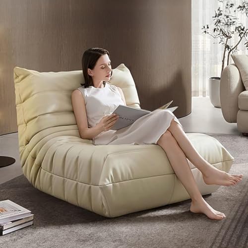Catálogo de Sillones Individuales Coppel los más solicitados. 46 Sillon Individual Acolchado Moderno para Sala o Recamara de Piel Sintetica Comodo Suave y Ergonomico Estilo Puff de Facil Mantenimiento Y Ligero para Transportar