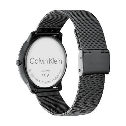 Image of Calvin Klein Women's CK Iconic - 35mm 2H Quartz Watch - Stainless Steel Mesh Bracelet - Water Resistance 30 Meters - Premium Fashion Timepiece for Everyday Style - Gift for Her