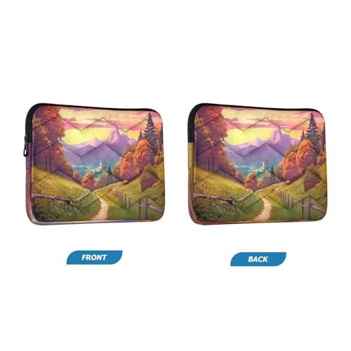 Funda para portátil de 13-14 pulgadas con diseño paisajístico miniatura 2