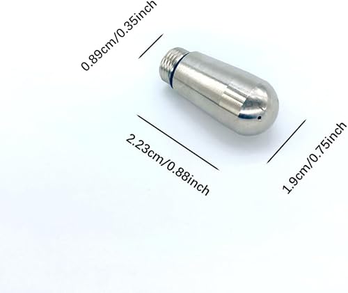 Miniatura 8 de Punta de varilla de vapor compatible con máquina de café Delonghi La Specialista EC9355966591559865 de acero inoxidable 1 agujero, accesorio de