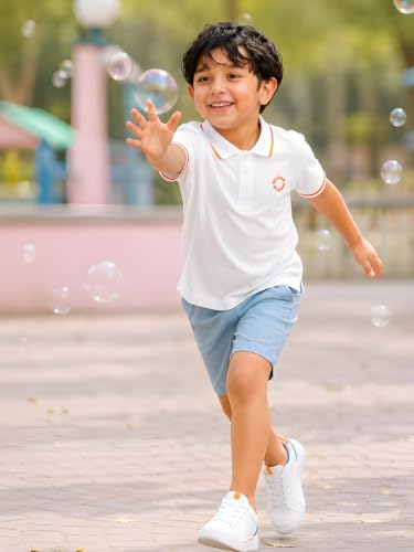 Image of Pilolo Kids Cargo Pocket Denim Shorts for Boys