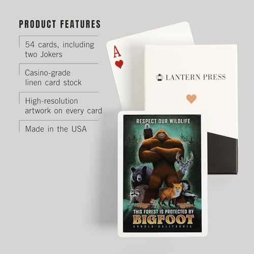 Lantern Press Arnold California Baraja Póker 52 Cartas miniatura 3