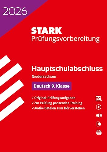 STARK Deutsch 9. Klasse - Hauptschulabschluss 2026 Niedersachsen - Prüfungsvorbereitung (Abschlussprüfungen)