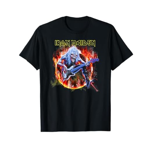 Iron Maiden - Fear Live Flames Camiseta