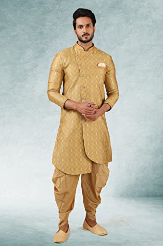 Indian Royal Designer Wedding Festival Wear Traditional Indo-Western Sherwani for Men3
