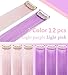 SARARHY Light Pink Light Purple Fashion Hair Accessories Clip in/On Wig Pieces for Amercian Girls and Women Colored Hair Extension