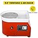 VEVOR Pottery Wheel 25cm Pottery Forming Machine with ABS Basin Electric Pottery Wheel 350W 110V for Ceramic Work Clay Art Craft