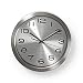 Produktbild NEDIS Wanduhr - Durchmesser: 300 mm - Edelstahl - Silber