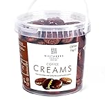 Whitakers Dark Chocolate Creams - Brown Foiled Fondant Cremes Plastic Tub (Coffee, 1kg)