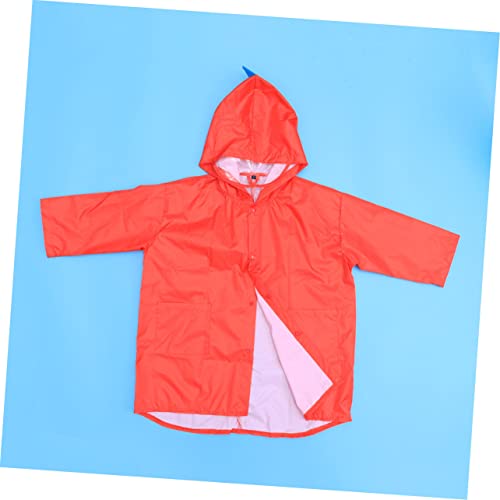 Rain Coat with Hood Poncho Rain Jacket Suit Child Protective Suit Coat for2