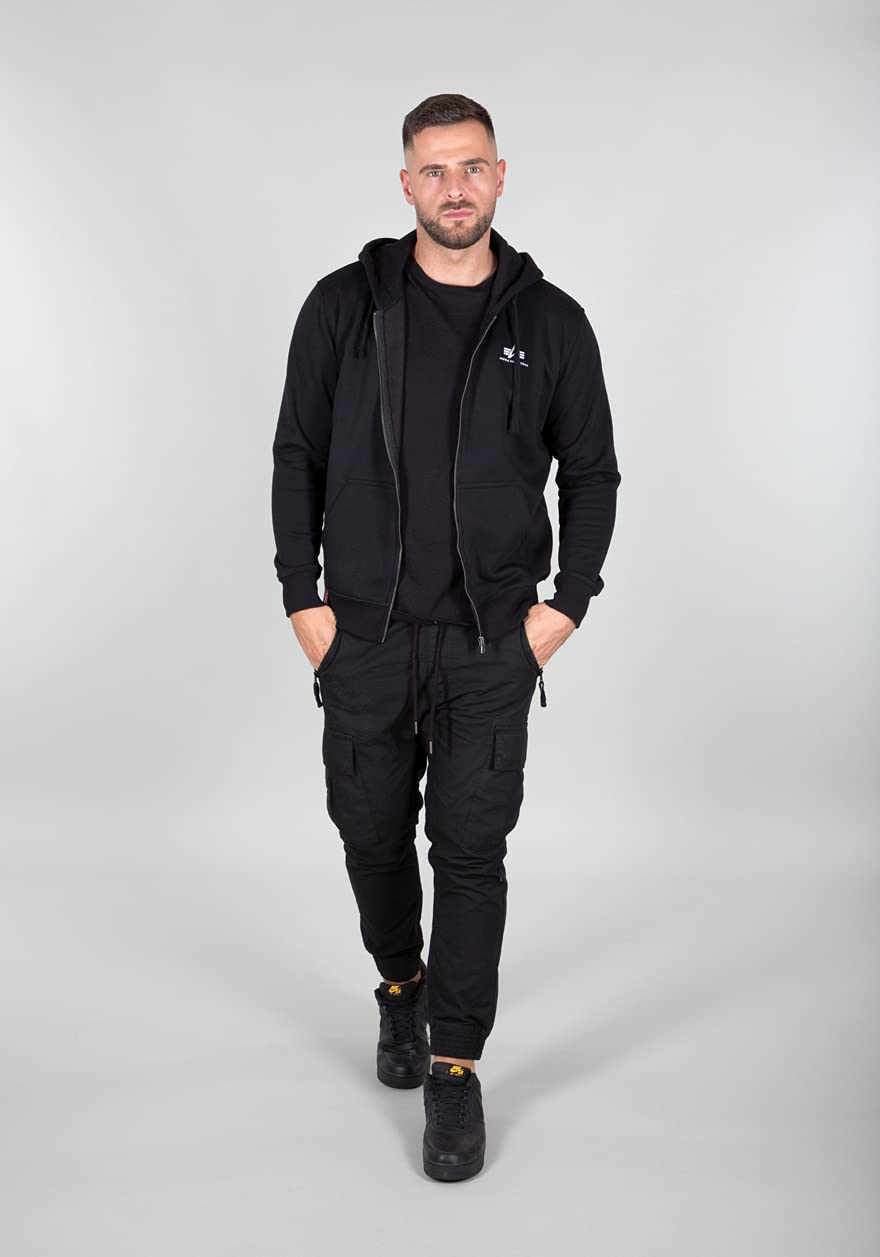 ALPHA INDUSTRIES Basic Zip Hoody SL Chaqueta Unisex Adulto