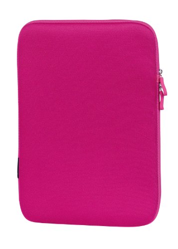 T'nB USLPK10-SLIM COLORS-Custodia per tablet in neoprene PC 10"- Doppia apertura con zip - Rosa