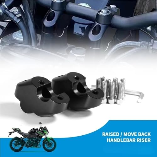 Abrazaderas elevación aluminio para Z500 Z400 manillar 2