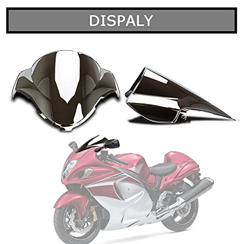 Pslcustomerservice WS0050CH Motorcycle Windshield Windscreen Double Bubble thumb #6