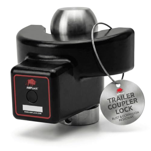 AMPLock Standard 2-5/16" Heavy Duty Trailer Coupler Lock - U-BRP2516 | Anti-theft…