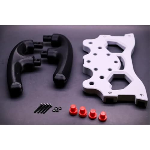Image of F1 Racing Wheel Mod Kit for Logitech G29 G920 G923, Professional Simulator Upgrade, Ergonomic Controls & Quick-Install Bracket, Gift for Sim Racer or Motorsports Enthusiast (Black)