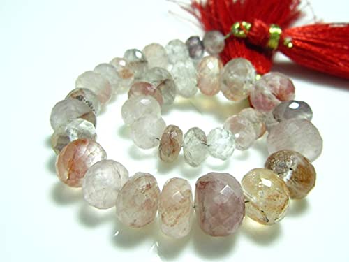 Quartz Fraise Africain perles facettées pour créer vos bijoux d'été et accessoires tendance