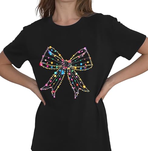 Image of Cat Shirts for Women Butterfly Graphic Tops Dandelion T Shirt Womens Vacation T-Shirt Nature Lover Tee