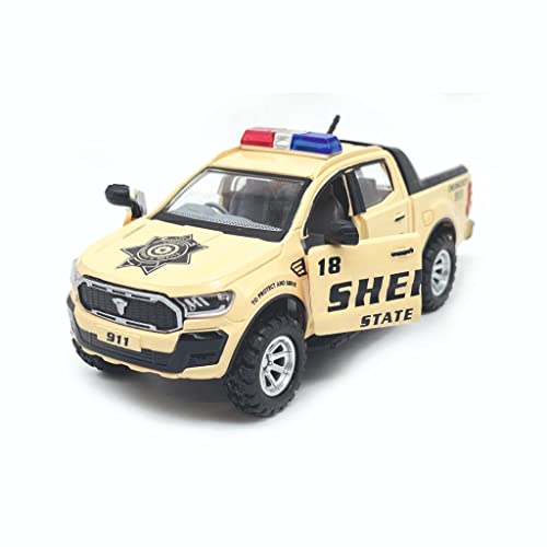 Image of Amisha Gift Gallery Police Car Toys for Kids Emargency Cars Toy Model Pull Back Action Openable Gate 4x4 Truck Car Toys for Kids | Toy Vehicles Colour as Per Availability