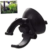 2 ventosas portátiles para acuario, calentador, mangueras, soporte de vidrio, color negro, 2,4 cm, diseño práctico